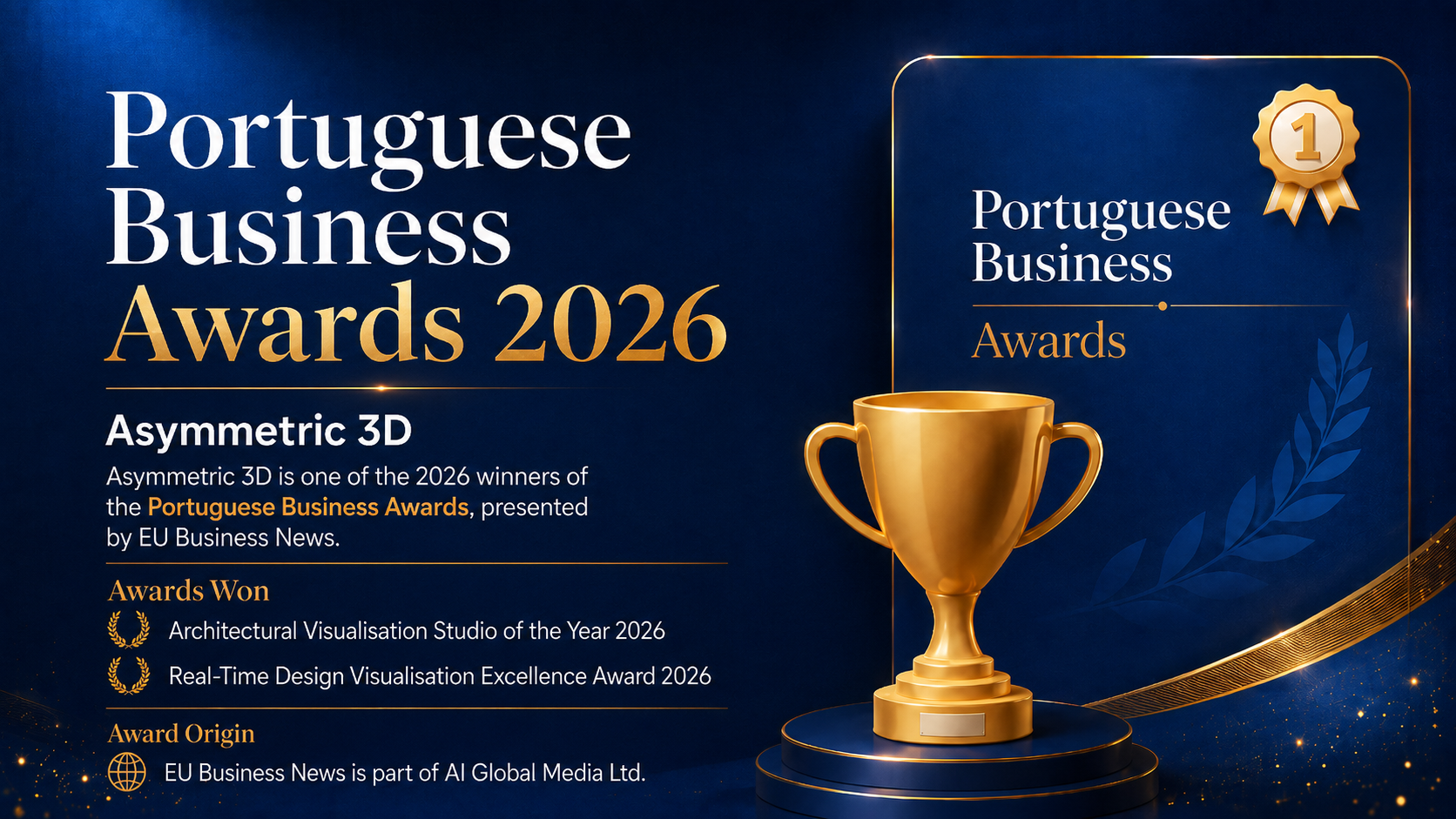 Asymmetric 3D — Portuguese Business Awards 2026